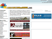 Tablet Screenshot of construccionentandil.com